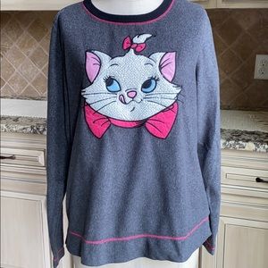 Live Love Disney Marie Fleece Top